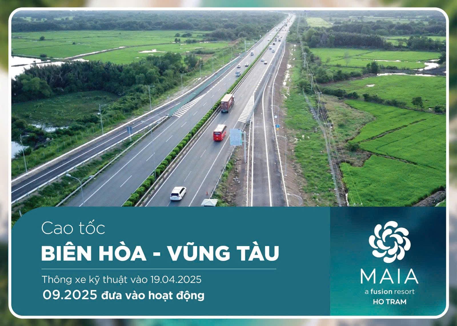 Cao tốc Biên Hòa Vũng Tàu Maia Resort Hồ Tràm