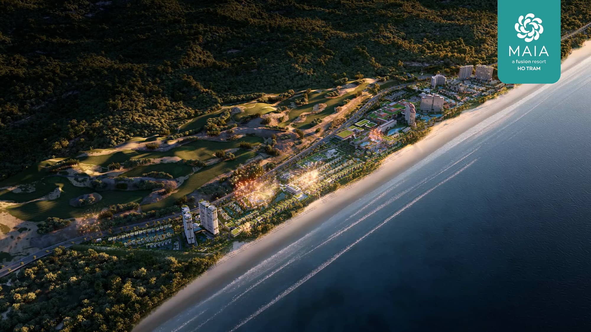 Phối cảnh Maỉa-Resort Hồ Tràm